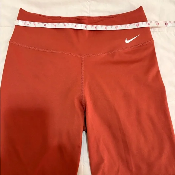 Nike Women's Vibrant Orange Bike Shorts - Picture 6 of 8